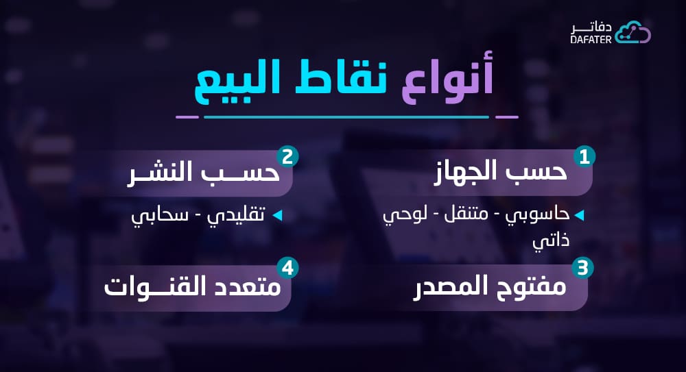 انواع نقاط البيع