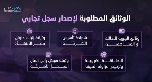 وثائق اصدار سجل تجاري