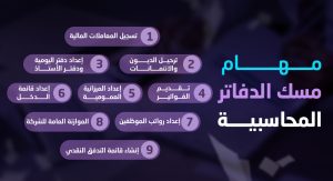 مهام مسك الدفاتر المحاسبية